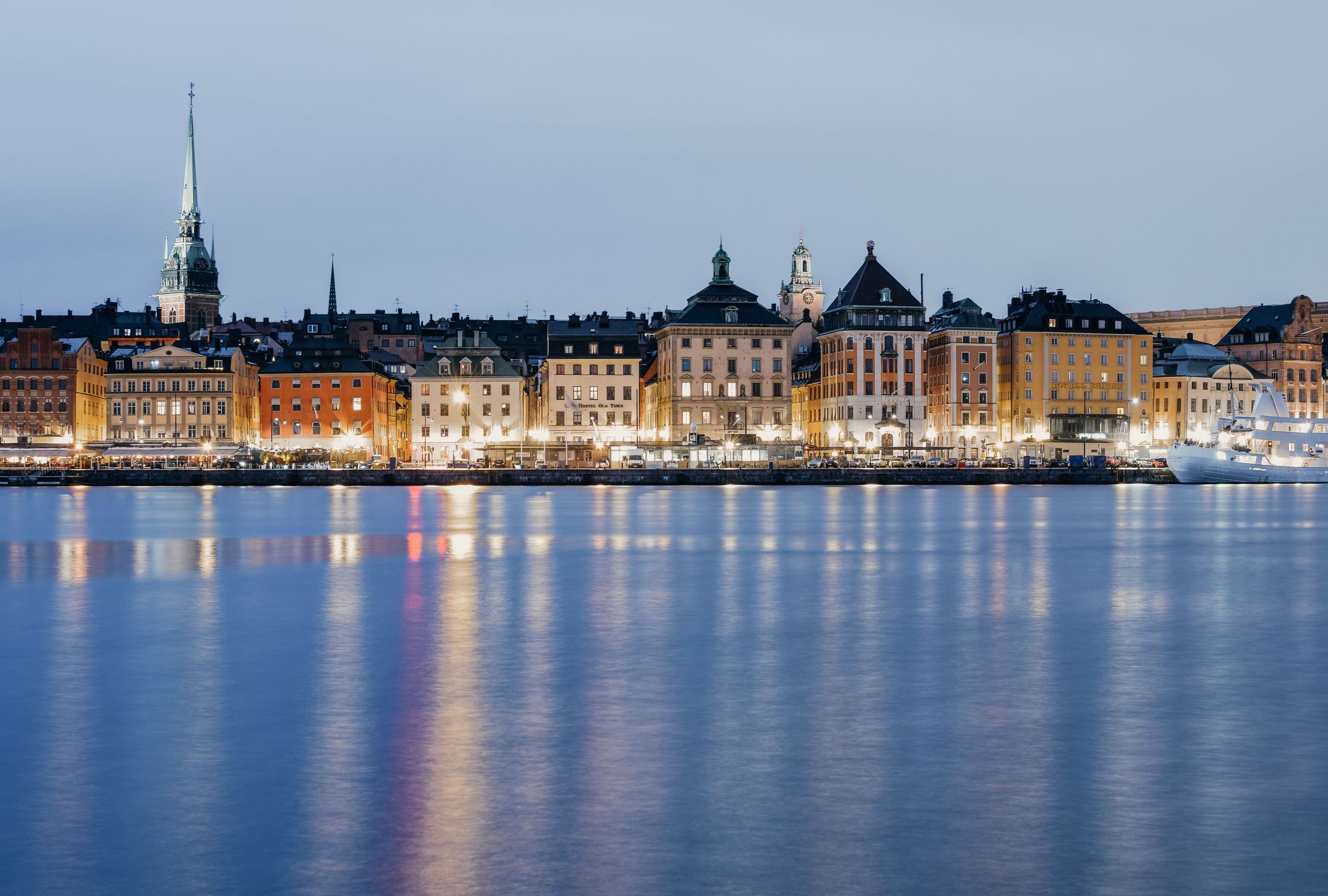 Oqshomdagi Stokgolm, Gamla Stan qirg‘og‘i